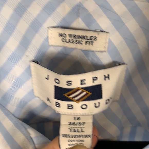 Joseph Abboud classic fit blue/white 18/36/37T - Picture 4 of 5